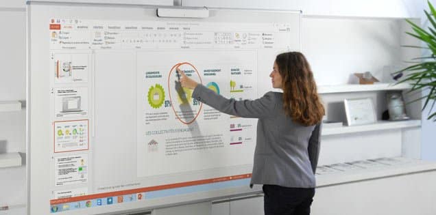 Videoprojecteur Tableau Interactif Tactile En Classe